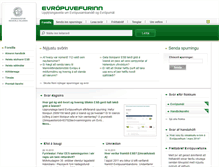 Tablet Screenshot of evropuvefur.is